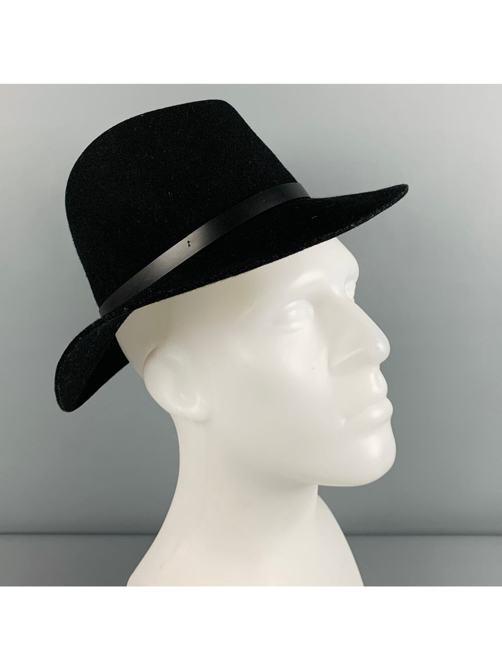 RAG & BONE Size S Black Wool Felt Hat